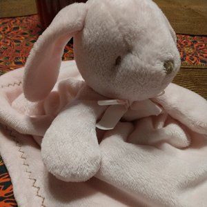 Blankets & Beyond Pastel Bunny Lovey